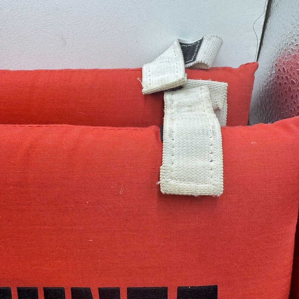 Shawnee Indians Football 2 Vintage Seat Cushions Red With Chief Logo Plymouth PA - Picture 12 of 15